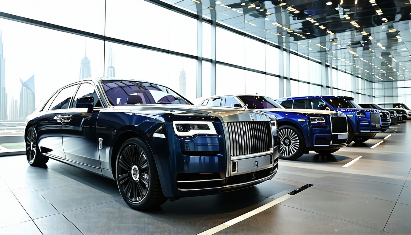 Luxury vehicles for Dubai road travel